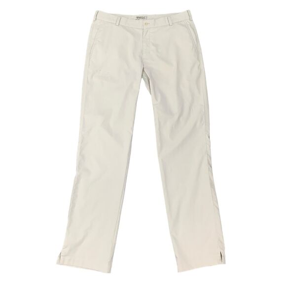 Nike Golf Pants Mens 34 Beige Chino Stretch Tour Performance Dri Fit Modern Tech - Picture 1 of 15